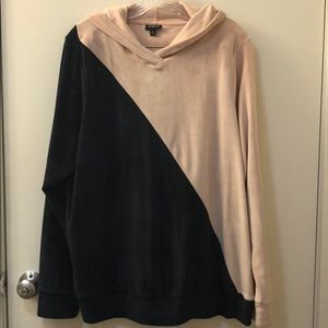 Hooded Velvet Sweater - Torrid - Size 2